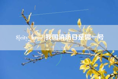 梅河口我国消防日是哪一号