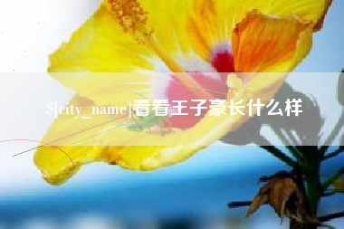 梅河口看看王子豪长什么样