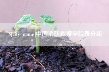 梅河口中国消防救援学院录分线
