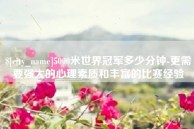 梅河口5000米世界冠军多少分钟-更需要强大的心理素质和丰富的比赛经验