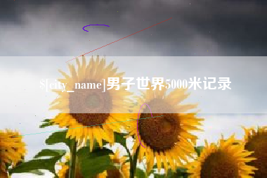 梅河口男子世界5000米记录