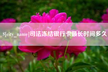 梅河口司法冻结银行卡最长时间多久