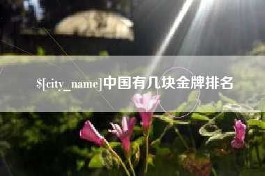 梅河口中国有几块金牌排名