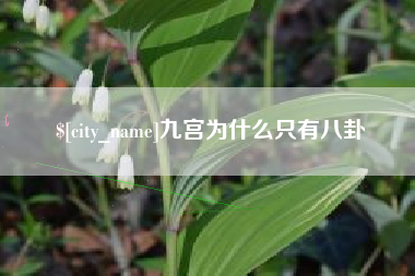 梅河口九宫为什么只有八卦