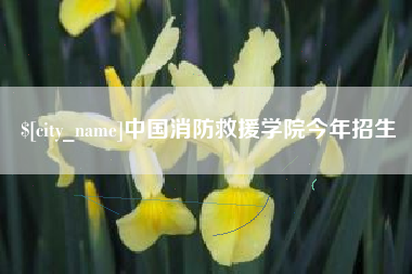 梅河口中国消防救援学院今年招生