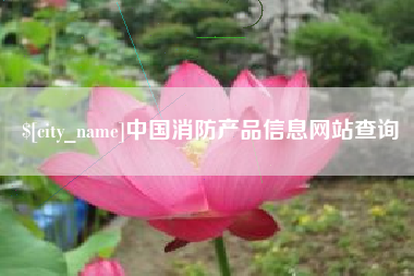 梅河口中国消防产品信息网站查询