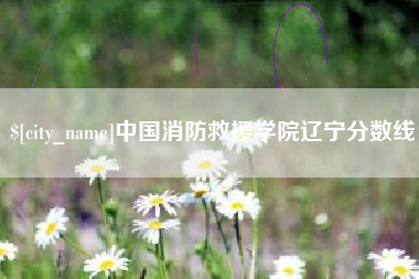 梅河口中国消防救援学院辽宁分数线