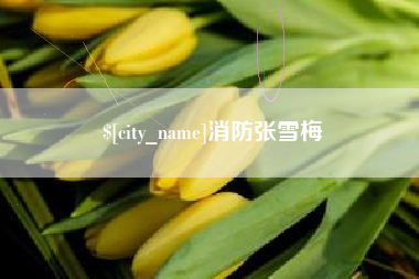 梅河口消防张雪梅