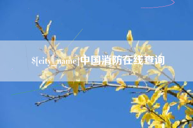 梅河口中国消防在线查询