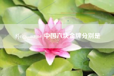 梅河口中国六块金牌分别是